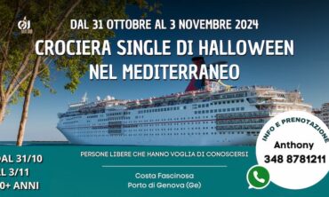 Crociera single di Halloween nel Mediterraneo dal 31 Ottobre al 3 Novembre 2024