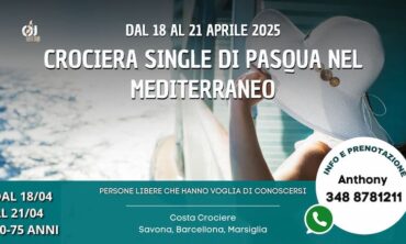 Crociera single di Pasqua nel Mediterraneo dal 18 al 21 aprile 2025